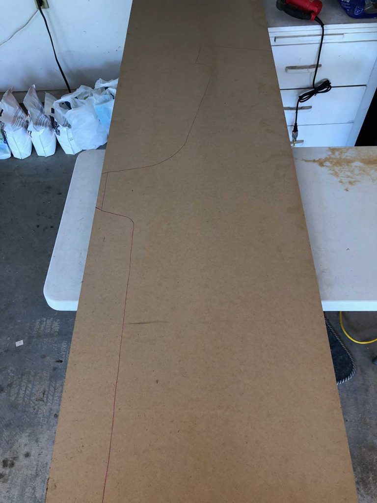 Side panel and body framing progress on the DIY arcade cabinet