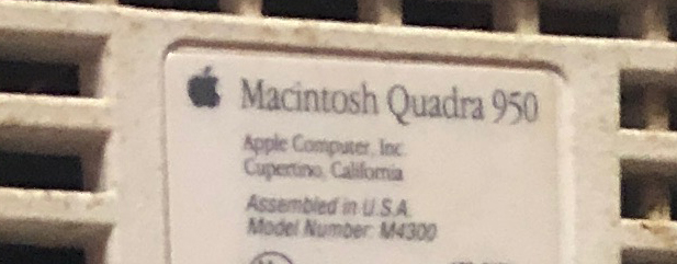 Quadra 950 Restoration Part 1